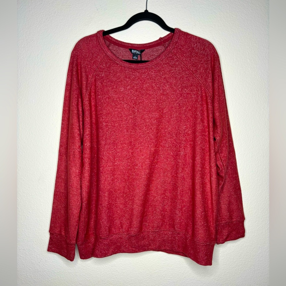 David Bitton Buffalo Women’s Supersoft crewneck Large NWT Heather Rust